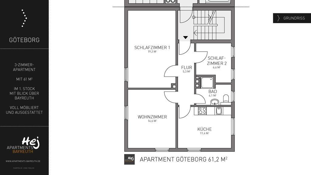 Hej Apartments Bayreuth Esterno foto